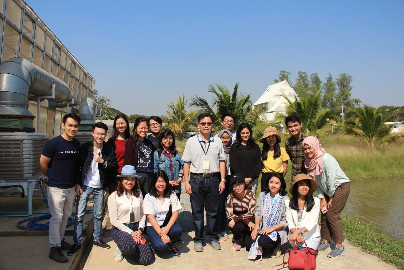International Students and Researchers Visit Research at the Rice Science Center