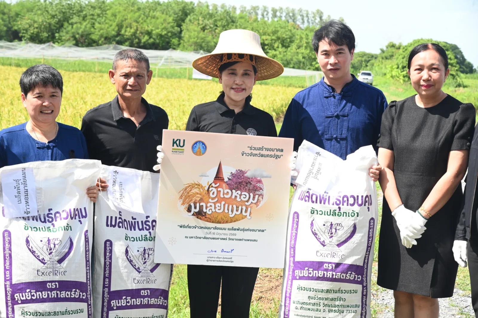 On 16 June 2026, the Rice Science Center, Kasetsart University, Kamphaeng Saen Campus, held a ceremony to pass on the seed of the future, “Hom Malai Man Rice: From Research to Farmers”…