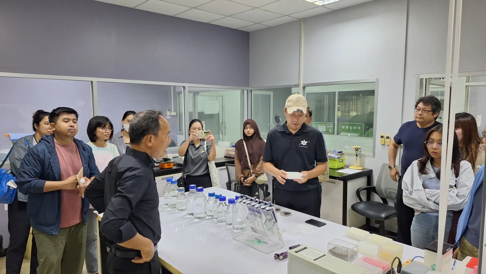 ต้อนรับคณะจากวิทยาลัยบูรณาการศาสตร์ มหาวิทยาลัยเกษตรศาสตร์ เข้าเยี่ยมชมความรู้ด้านเทคโนโลยีเมล็ดพันธุ์